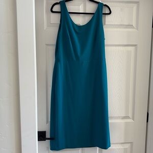 Turquoise sheath dress
